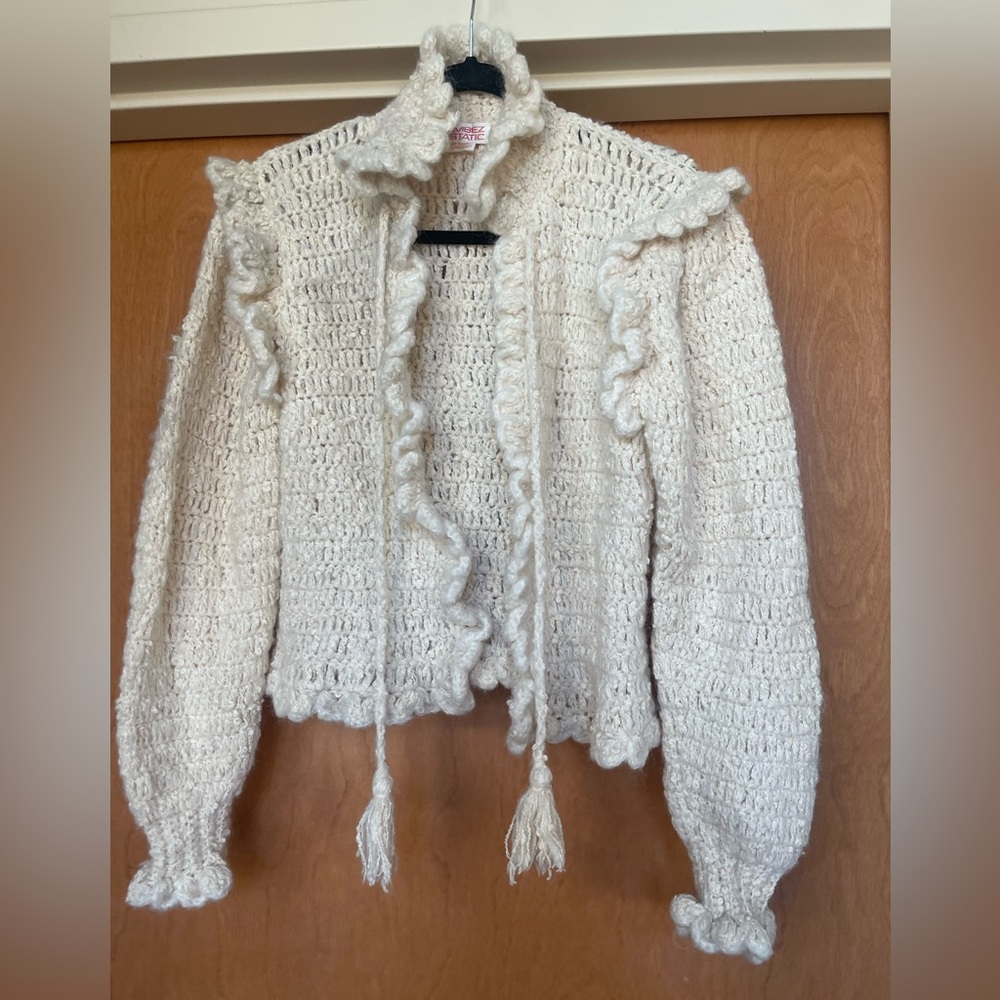 Chunky cream cardigan
